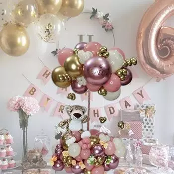 Фольгированные воздушные шары с изображением животных джунглей, розовая леопардовая кукла с розовым золотым латексным воздушным шаром, дикое украшение для одной вечеринки, воздушные шары для детского душа, Globos, декор стола, детский подарок