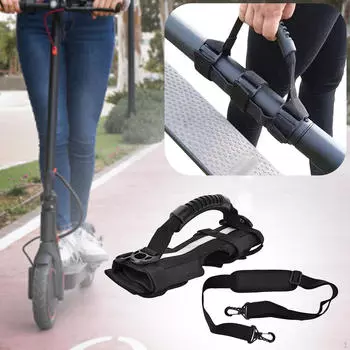 Folable Bike Strap Carry Handle Practical Accessories Lightweight with Shoulder Pad Carrying