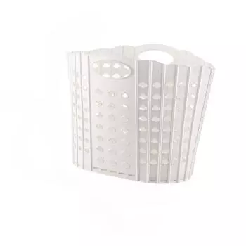 Foldable and Wall Hanging Storage Basket for Dirty Clothes Laundry Basket Multifunctional Portable Toy Hanger Storage Basket 35x27cm бежевый