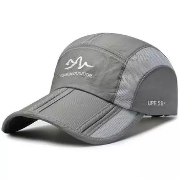 Foldable Baseball Mesh Caps Quick Dry Running Cap Unisex Climbing Hats Camping Hiking