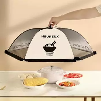 Foldable Dining Table Mesh Cover Food Covers Home Food Anti Fly Mosquito Tent Umbrella Picnic Protect Net Kitchen Accessories