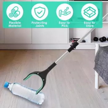 Складной удлинитель захвата Ручной инструмент Мусорные захваты Портативный складной мусорный захват Инструменты для сбора с нескользящей челюстью