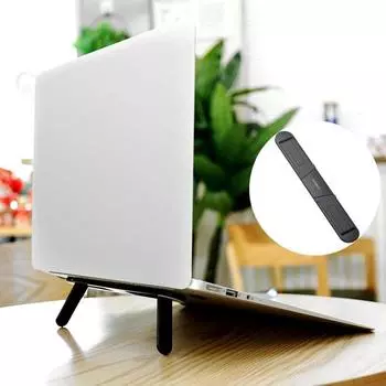 Foldable Keyboard Riser Plastic Computer Cooling Stand Ergonomic Notebook Lift Holder Tablets белый