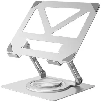 Foldable Laptop Stand with Adjustable Relieves Back and Stiff Ideal for Telework and Home Desktop Computer Stand Carbon Stand/Tablet Angle, Pain,