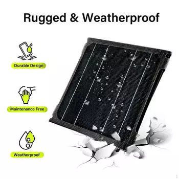 Складная солнечная панель телефонов USB зарядка Etfe монокристаллическая 40 Вт портативная электростанция для пешего туризма жёлтый