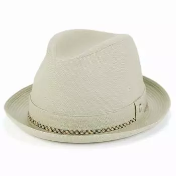 Folded Folded Woven Made in Beige [Dax] Hat, Hat, Hat, Pattern, Birdseye, Cotton, Linen, Simple, Men s, Japan, Spring/Summer, 58cm, бежевый
