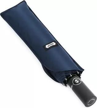 Folding automatic highly water arc length diameter folding umbrella BLUE umbrella, large, open/close, men s, repellent, rust-free, one-touch, 140cm, синий