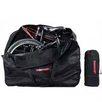 Folding Bicycle Storage Bike Bag for Inch Includes Dedicated Perfect for and Carrying Bag, 16-20 Bikes, Case, Cycling, Touring, чёрный