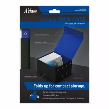 Folding deck case blue
