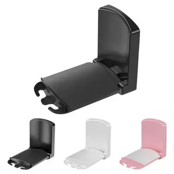 Складная подставка для гарнитуры, держатель для игровых наушников, подставка для контроллера, прочная клейкая настенная вешалка под столом, крючок, стойка для демонстрации белый