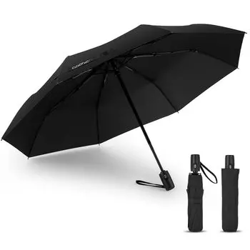 Folding large automatic 8 folding large folding typhoon rainy season water quick strong wind for both sun and UV UV big storage pouch umbrella, size,