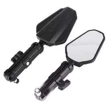 Folding Motorcycle Accessories Foldable Motorcycle Rearview Mirrors Wide View Side Mirrors Universal Off Road Adventure