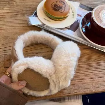 Folding Plush Earmuffs Ear Cap Foldable Ear Cover Cute Winter Earmuffs Female