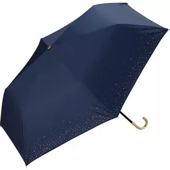 Folding Rimstar Mini Navy Blue Light UV UPF Suitable for Sun and Star Perfect for Commuting or Product Wpc. Parasol, Light-Shielding Umbrella, (100%