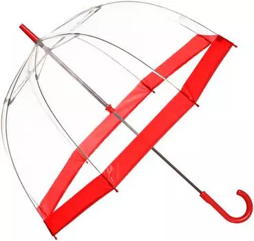Folding Umbrella FULTON Birdcage Vinyl Umbrella Red Main Rib 65cm Total Length Diameter 86cm Handle [Moonbat] Women s Women s 92.5cm 16.5cm красный