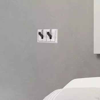 Folding Wall Hook Heavy Duty Easy to Install Space Saving Organizer Mounted for Living Room 2 Pieces