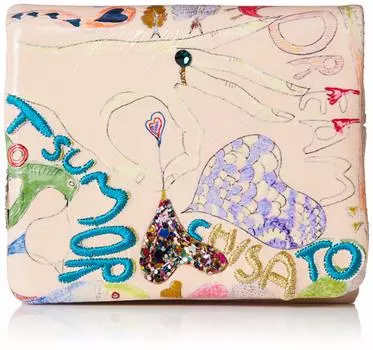 Folding Wallet Mini Wallet Happy Stuff Beige [Tsumori Chisato] Women s