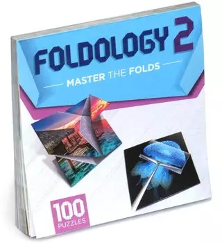 FOLDOLOGY 2 Master the Fold Puzzle game for teens and 100 origami brain Recommended for ages 10 and - (Expansion Pack). tweens, adults. teasers. up.