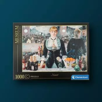 Folies Bergere s Bar 1000 Piece Clementoni Famous Painting Jigsaw Puzzle, popular Korean board game