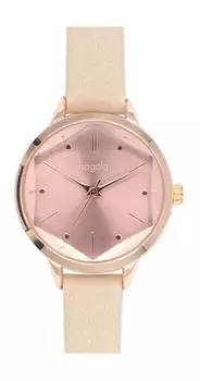 [Follow] Fragola Cut Glass Watch H04321A-1 BE Women s Beige