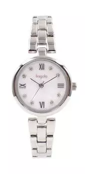 [Follow] Fragola Nickel Free White Pearl Metal Watch N04521A-2 SVPU Women s Silver