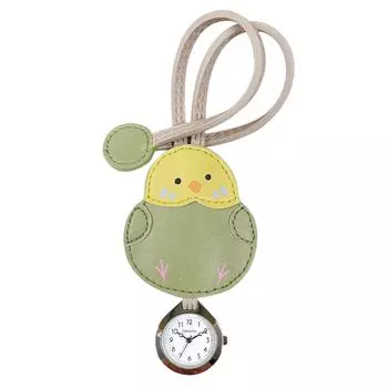 [Follow] Pocket watch hoock Bird hang watch E04623A-6 GN Ladies Gray