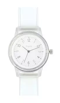 [Follow] Watch Fragola Clear Case Watch N02324S-1 CL/WH Women s Clear
