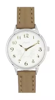 [Follow] Watch fragola Flower Embossed Watch H01824S-1 DBR Women s Brown