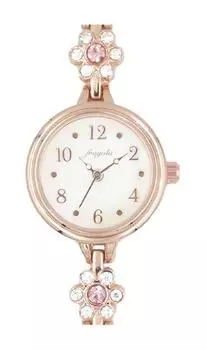 [Follow] Watch fragola Flower Point Bracelet Watch N00424S-4 PG Women s Rose Gold