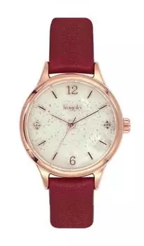[Follow] Watch Fragola Glitter Watch N03022A-1 RD Women s Red