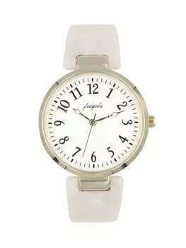 [Follow] Watch fragola Maru Aceti Bangle Watch N02224S-3 WH Women s White