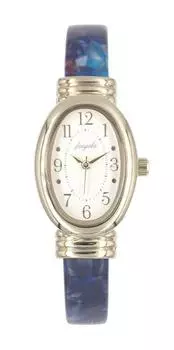 [Follow] Watch Fragola Oval Aceti Bangle Watch N02124S-3 BL Women s Blue