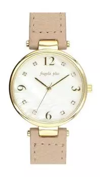 [Подписаться] Часы fragola plus с ремешком E03720A-1 MOC женские бежевые