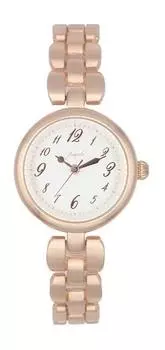 [Follow] Watch fragola Round Metal Watch N01724S-2 PG Women s Rose Gold