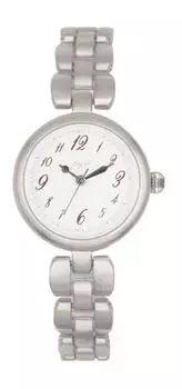 [Follow] Watch fragola Round Metal Watch N01724S-2 SV Women s Silver