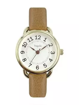 [Follow] Watch fragola Simple Belt Watch N05123A-1 MOC Women s Brown