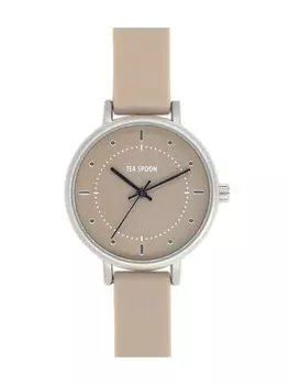 [Follow] Watch TEA SPOON Basic Rubber Belt Watch N01522S-1 MOC Women s Brown