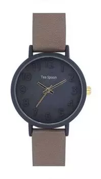 [Follow] Watch Tea Spoon Color Casual Watch H04722A-1 BR Women s Brown