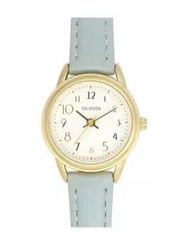 [Follow] Watch TEA SPOON Sweatproof Belt Design Index Watch H01922S-1 BL Women s Blue