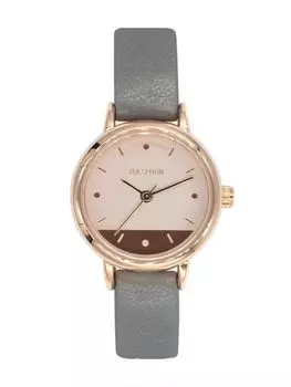 [Follow] Watch TEA SPOON Sweatproof Belt Metallic Dial Watch H02822S-1 PGGY Women s Gray