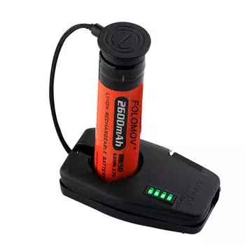 FOLOMOV USB Магнитное зарядное устройство для 21700 20700 18650 литий-ионный аккумулятор светодиодный индикатор питания брелок зарядные устройства 5 В 2 А выходной банк