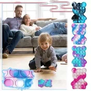 Folulus 1 шт. сенсорная игрушка с пузырьками для снятия стресса для особых потребностей One Size
