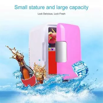 Folulus 4L портативный небольшой холодильник быстрая электронная функция холодильника One Size розовый