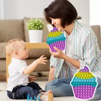 Folulus Push Bubble Сенсорные игрушки-снятие стресса Силиконовые игрушки для снятия давления One Size