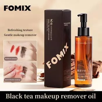 FOMIX Black Tea Cleansing Oil, Мягкое Очищающее Растительное Макияж Питательное Очищающее Масло Для Кожи