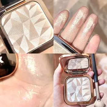 FOMIX Highlighter Pearlescent Shimmer Champagne Mushed Potato Texture All-in-one Nose Contour And Highlighting Palette