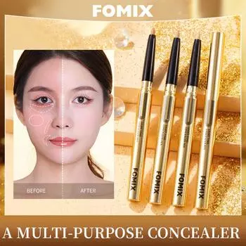 FOMIX Ленивый консилер-карандаш, многоцелевая ручка, маскирующая прыщи, темные круги, разрывы век и мешки под глазами