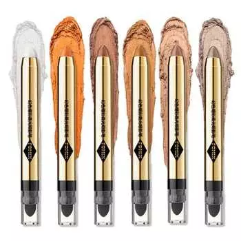 FOMIX Тени для век (02 Гвоздика) Водостойкие тени для век Cream to Powder с перламутровым блеском 2 г