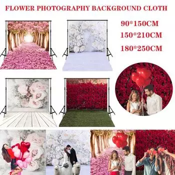 Фон для фотосъемки с цветами, виниловый реквизит для детской фотостудии 3x5 футов, 5x7 футов, 6x8 футов A-90*150cm