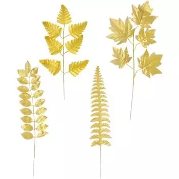 Фон для вечеринки Шелковые пальмовые листья Украшения для дома Искусственные растения Листья эвкалипта DS